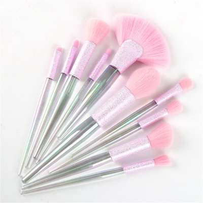 Muting Cosmetic Brush 10Pcs Blending Brushes Makeup High Grade Makeup Brushes